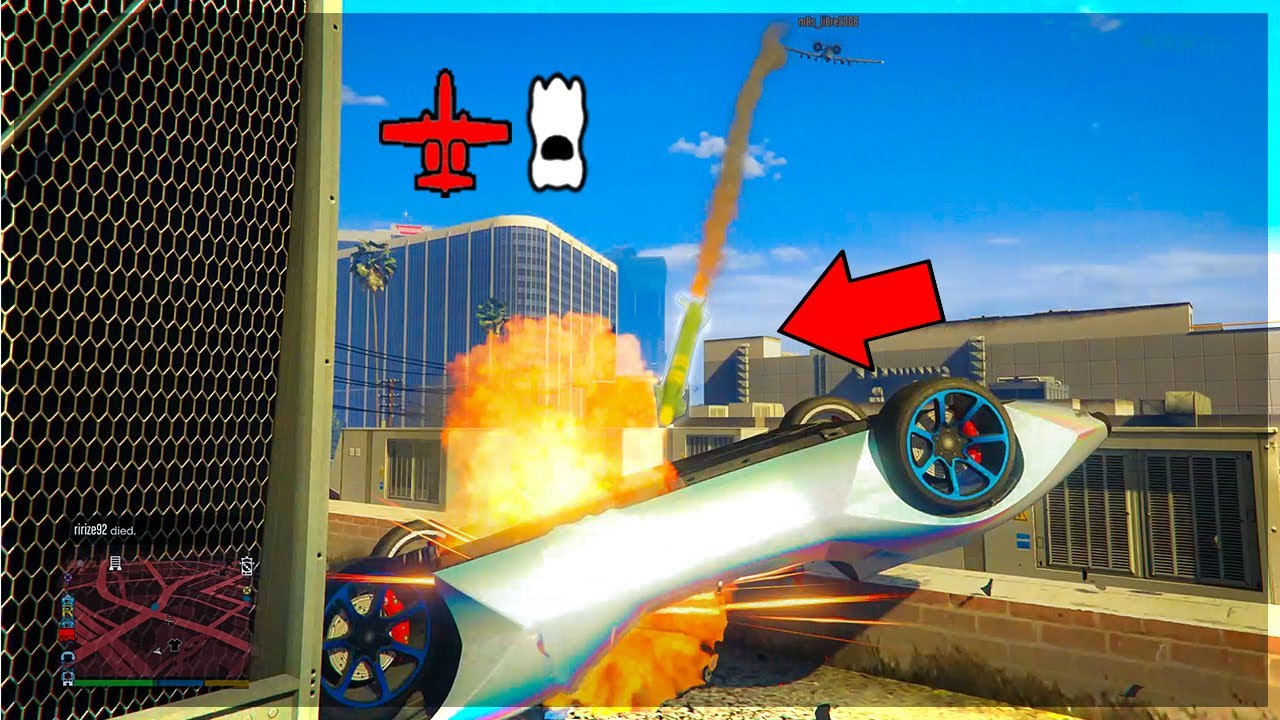 How To Troll 2 Jet Bullies With a SCRAMJET on GTA Online!!