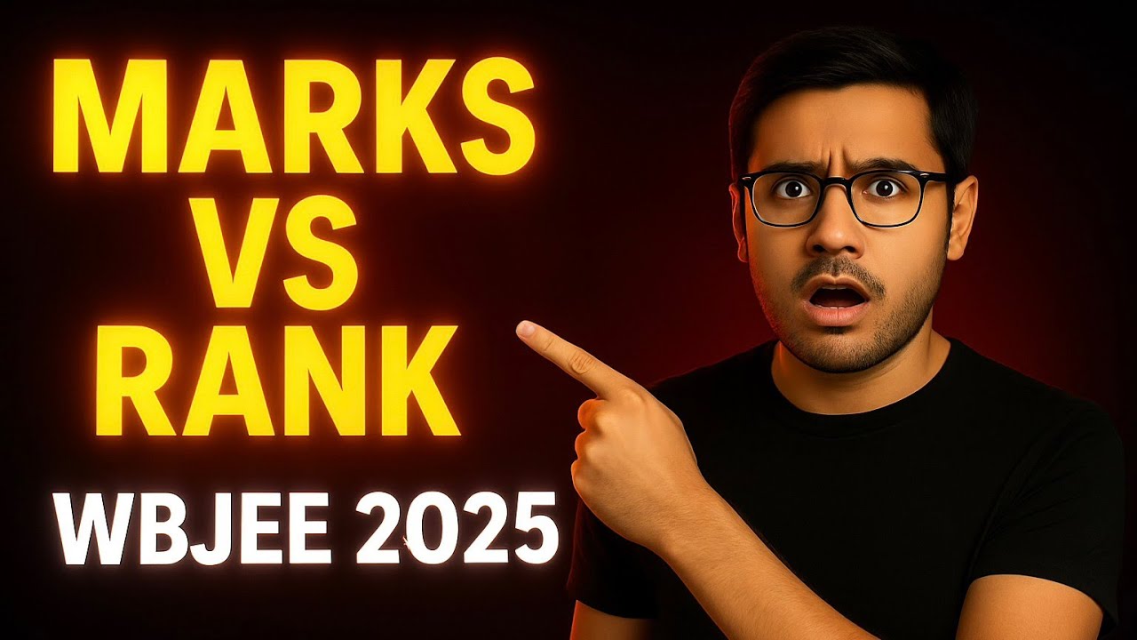 WBJEE Marks vs Rank 2025 | Full Chart + Prediction!