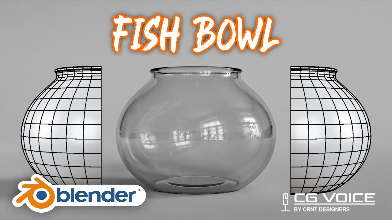 Create Fish Bowl In Blender _ Blender Tutorial