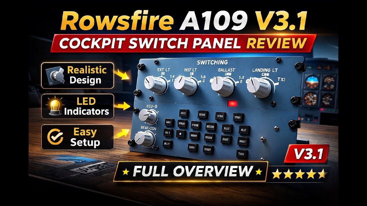 Rowsfire A109 ADIRS Panel &ndash; The Airbus System You Shouldn&rsquo;t Fly Without