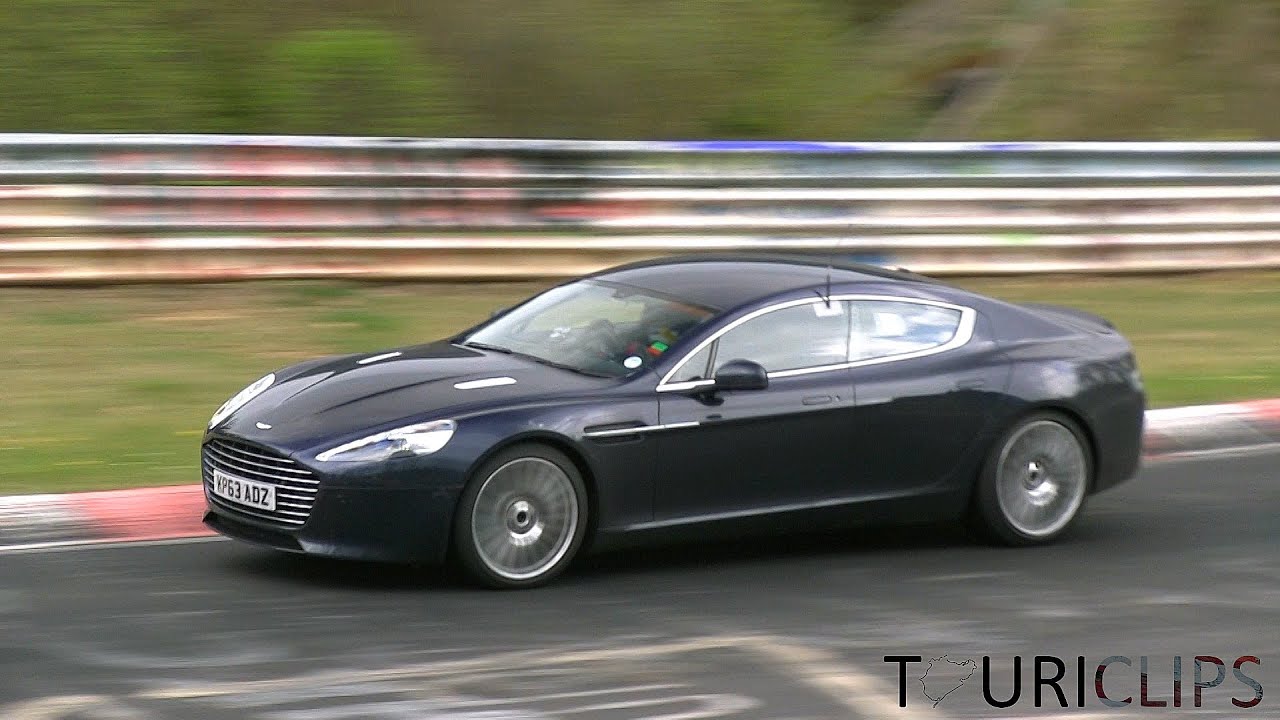 Aston Martin Rapide S testing on the Nürburgring!