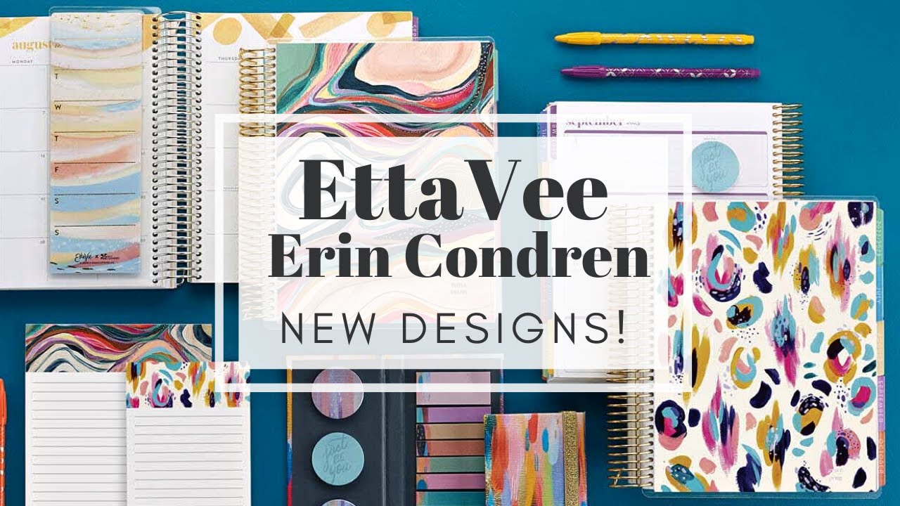 NEW Erin Condren x EttaVee Designs!