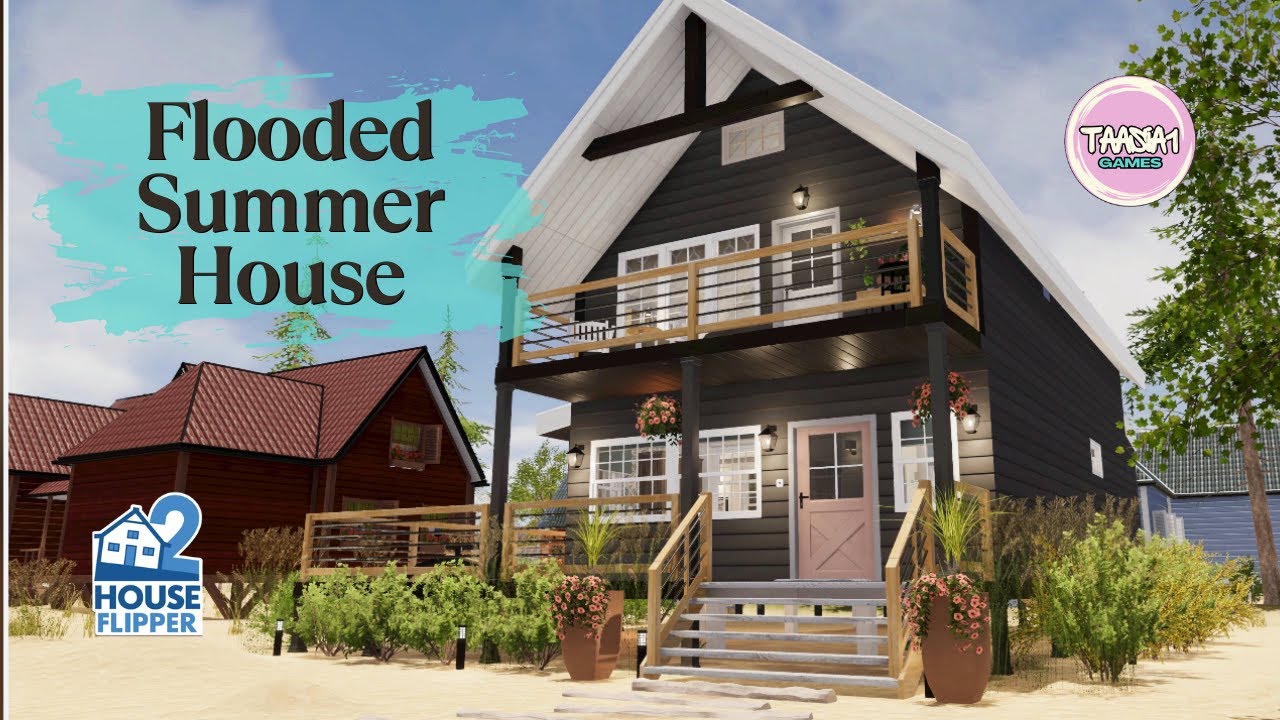 House Flipper 2 | Flooded Summer House | Long play | Sandbox - No Commentary