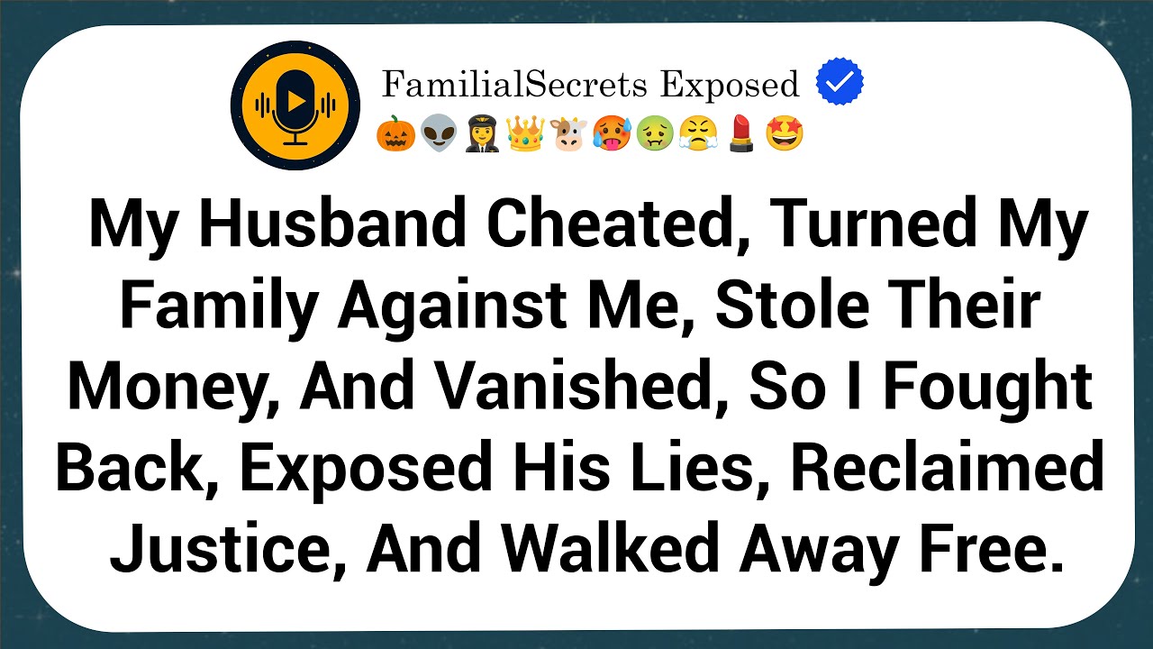My Husband Cheated, Turned My Family Against Me, Stole Their Money, And Vanished, So I Fought Back..