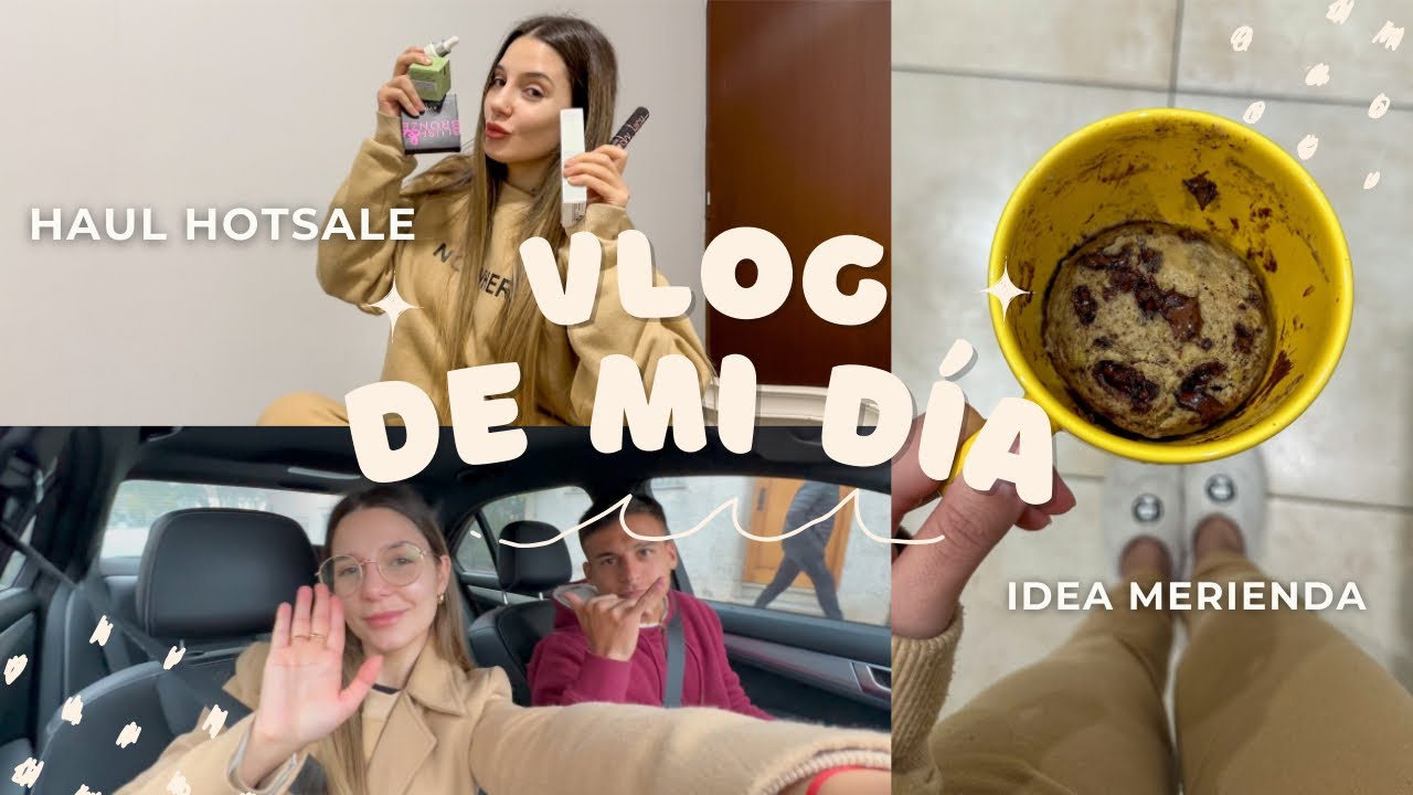 Vlog de mi día: HAUL compras HOTSALE + Idea de merienda🍪🧉