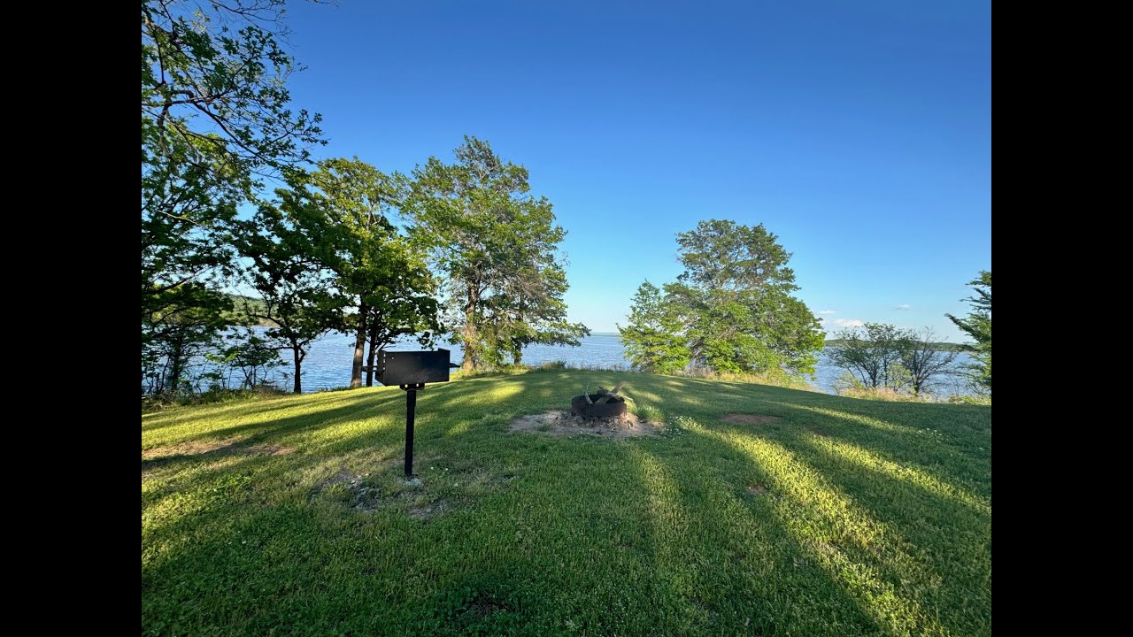 Campsites at Wister Lake Victor Landing