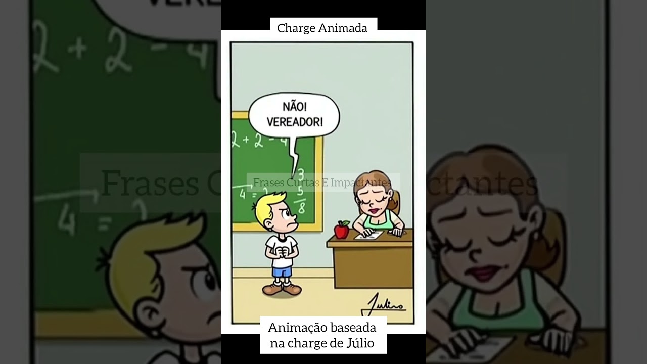 charge Animada anima&ccedil;&atilde;o baseada na charge de J&uacute;lio pol&iacute;tica critica Brasil humor