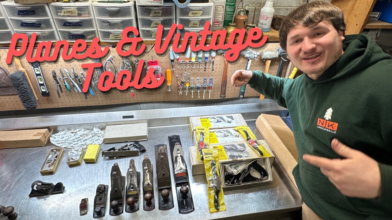 Exploring Grandfather's Collection of Vintage Stanley Wood Planes
