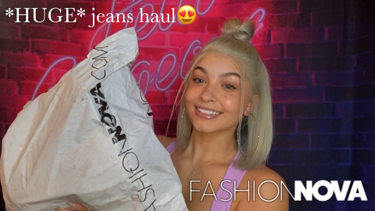 Huge Fashion Nova Jean Haul😍
