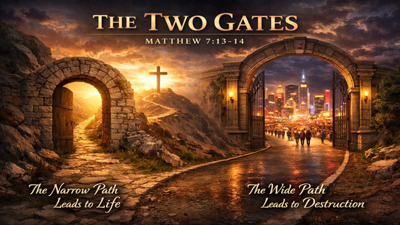 Matthew 7:13-14 Two Gates 3/8/26 sermon