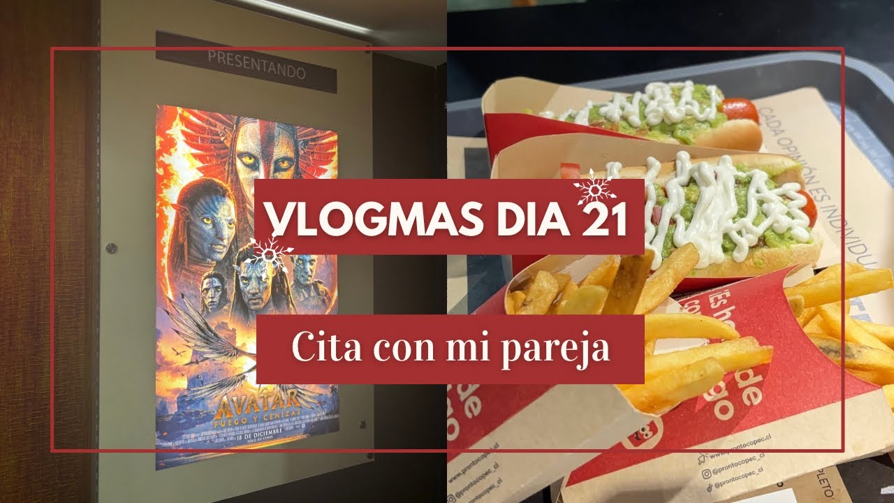 Vlogmas día 21🎄Fuimos al cine🍿