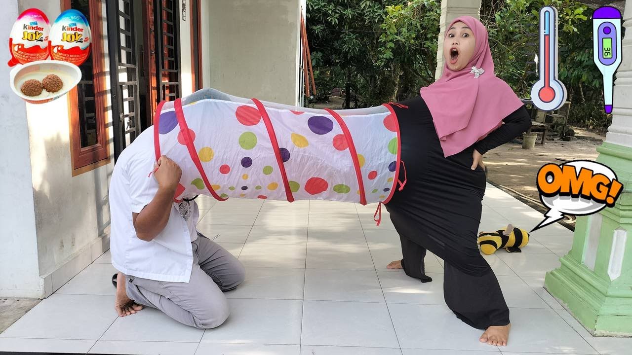Drama Lucu 💢 😱 Ibu Hamil Melahirkan Dalam Trowongan