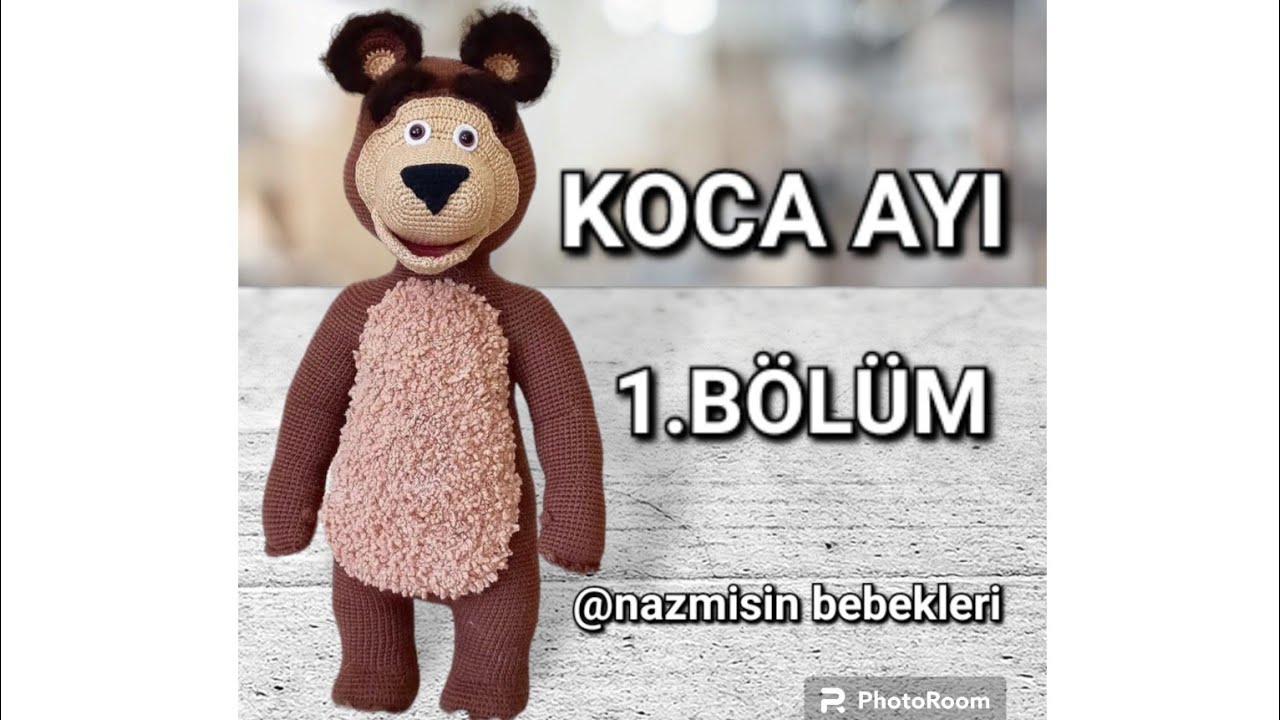 AMİGURUMİ KOCAAYI (PART 1) BACAK  GÖVDE TARİFİ