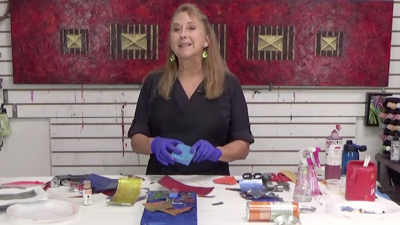 Mixed Media Tutorial with Sandra Duran -  Aluminum Cans