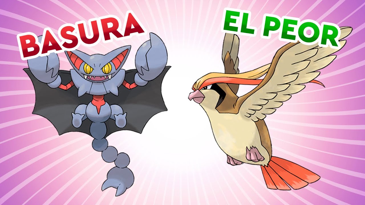 TOP 6 PEORES Pokémon de Ash