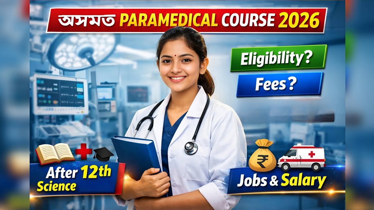 Paramedical Courses in Assam 2026 | Admission, Eligibility, Fees & Career 🔥