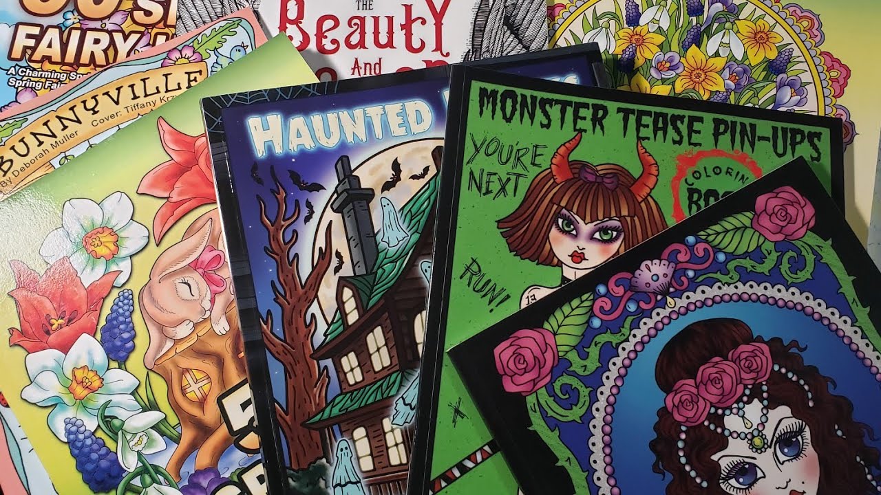 Adult Coloring Completed Pages March and April 2024!!