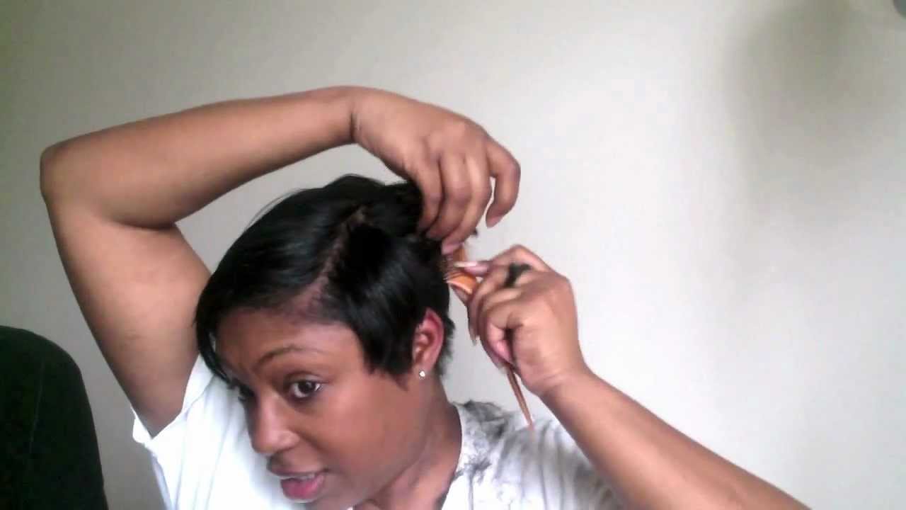 Short Hair Cutting Tutorial: How I cut my short black hair!!!