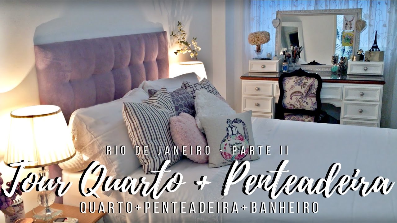 Tour pelo Quarto, Penteadeira e Banheiro | Xênia Virginie