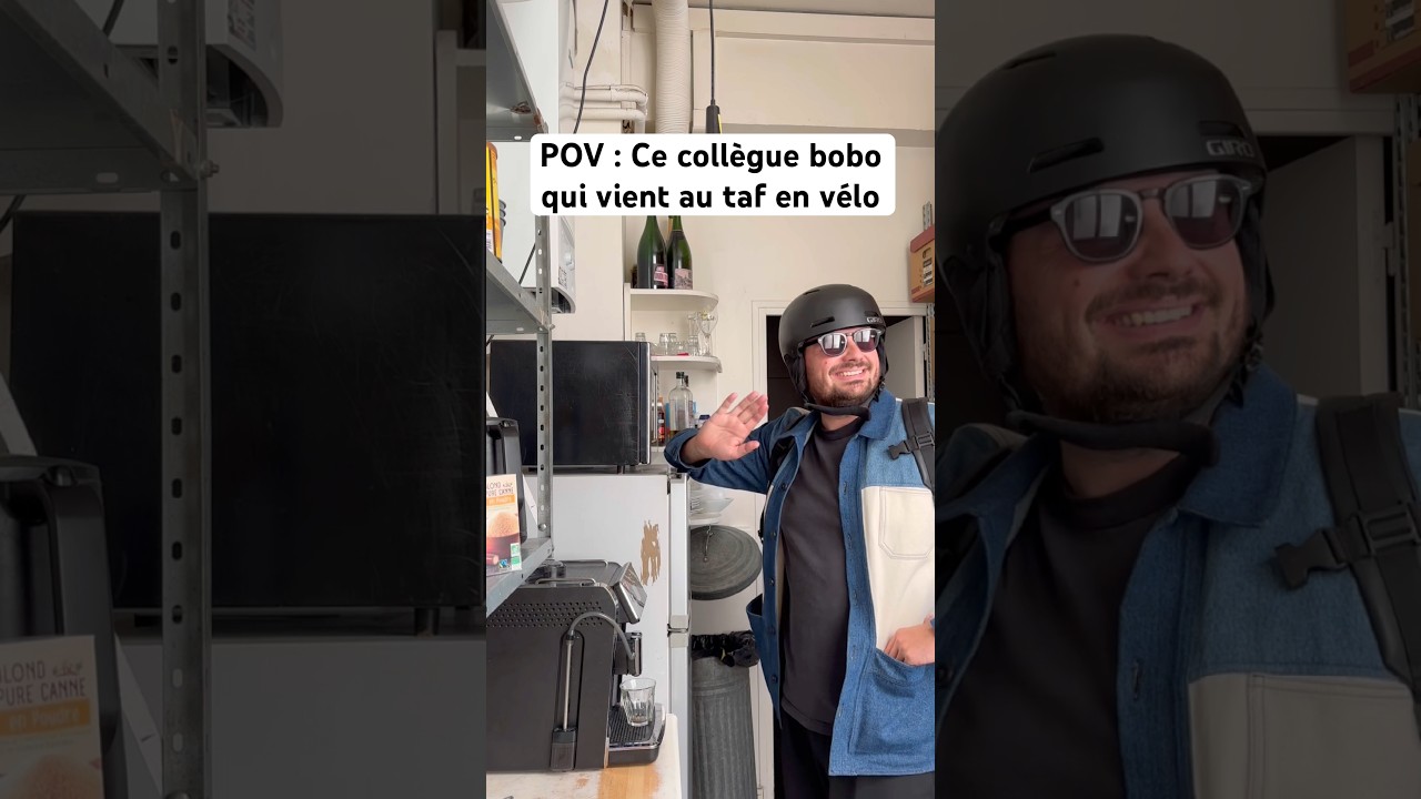 POV : Ce coll&egrave;gue bobo qui vient au taf en v&eacute;lo.