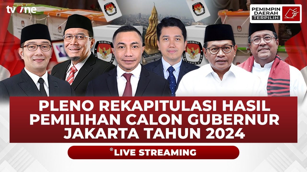 [LIVE] Pleno Penetapan Hasil Pilkada Jakarta | tvOne