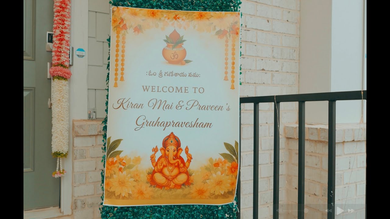 Gruhapravesham Ceremony | Kiran Mai & Praveen | Dawsonville, GA