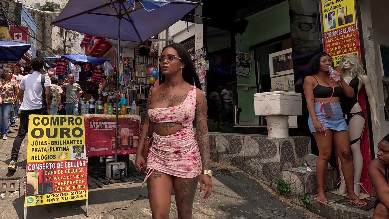 🇧🇷 Walking Tour Downtown Salvador | Brazil