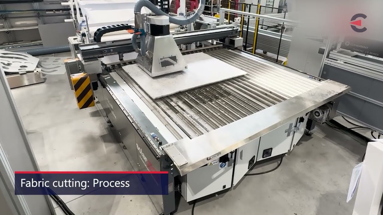 SM-325-TA | Automatic laser cutting and marking machine with conveyor belt