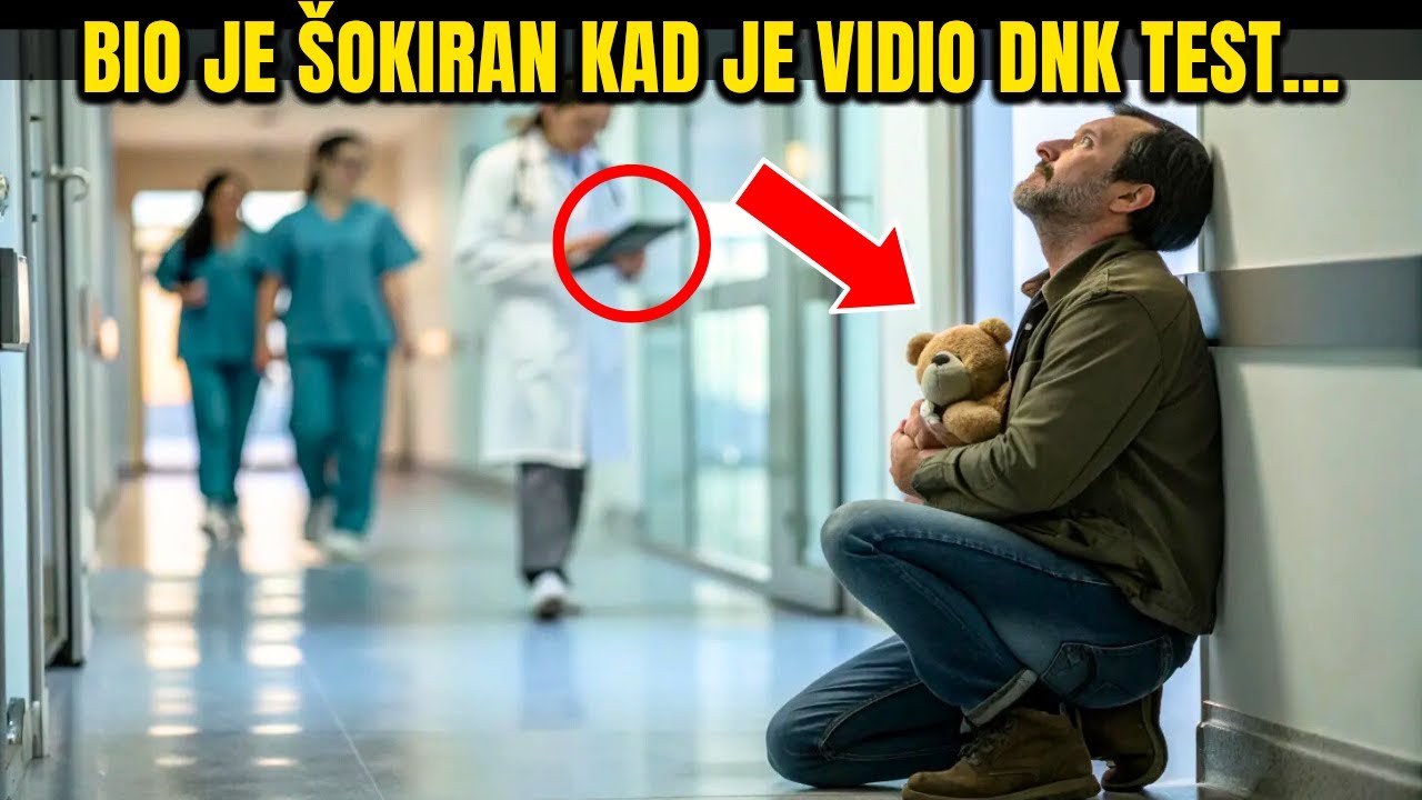 Otac je čekao u hodniku bolnice držeći plišanog medvjedića svoje kćeri ali kad je medicinska sestra…