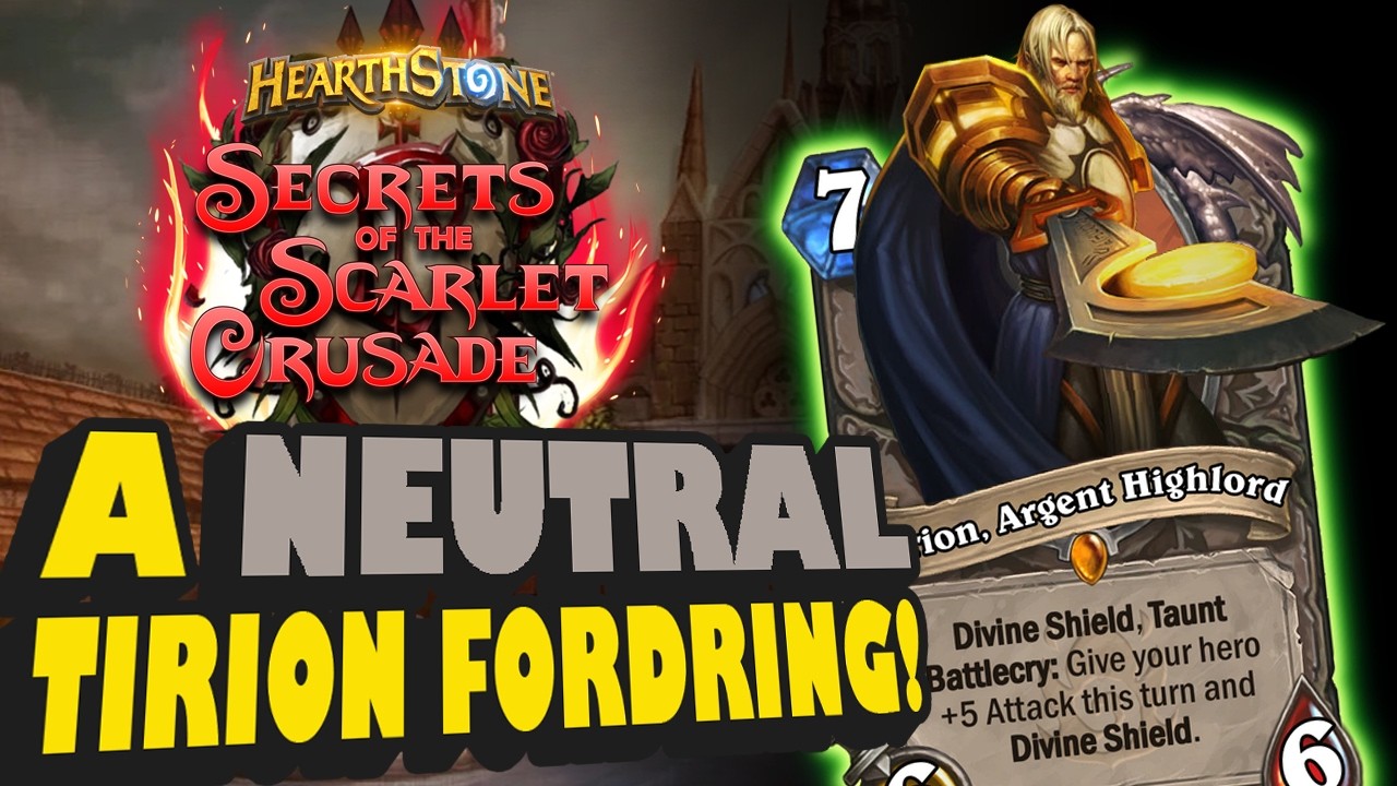 ALL the coolest Neutral cards of Secrets of the Scarlet Crusade!