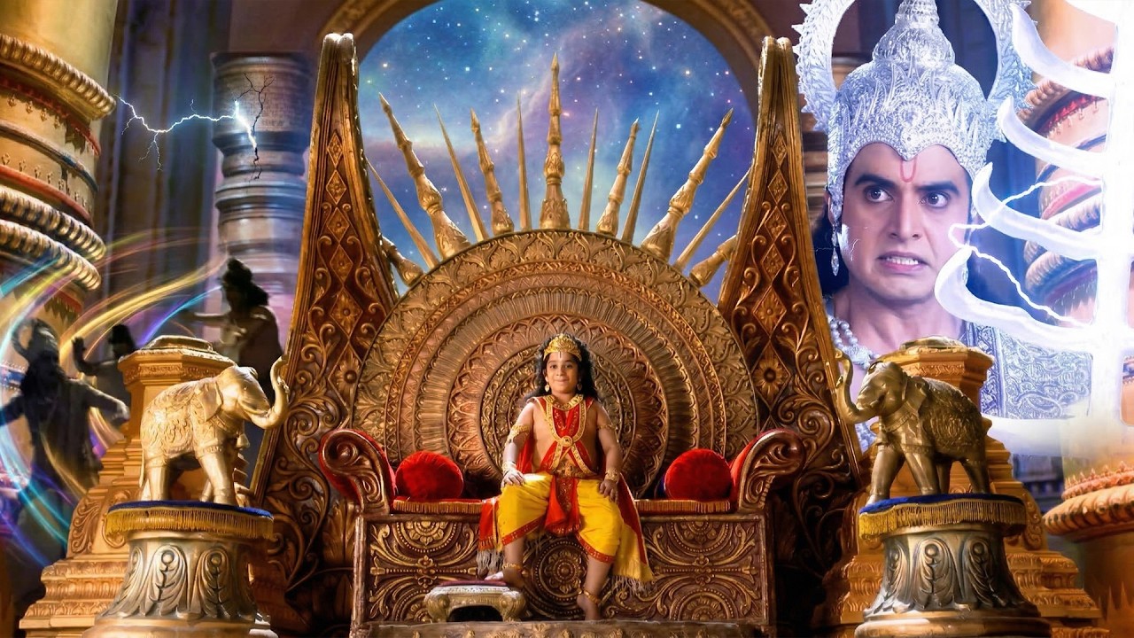 स्वर्ग में मची अफरा-तफरी! जब बाल हनुमान बैठे इंद्र के सिंहासन पर | Mahabali #Hanuman Ep- 147