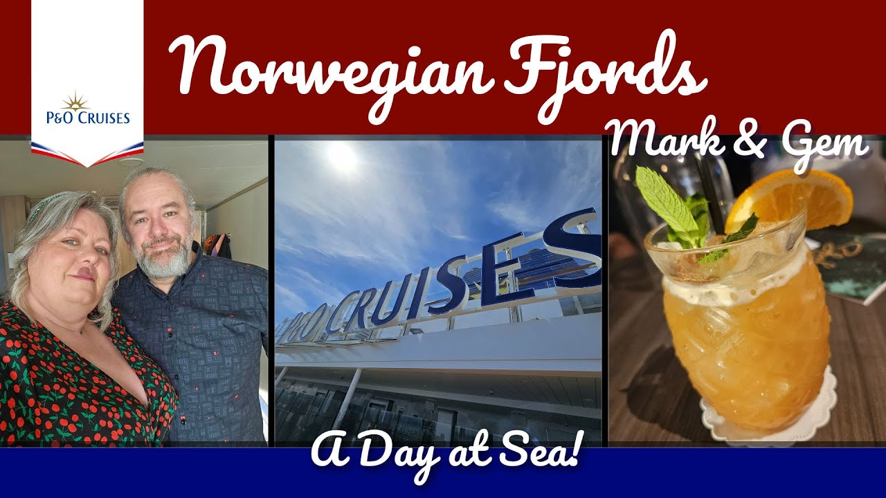 A Day at Sea on Iona - Our First Cruise - on our way to Norway!