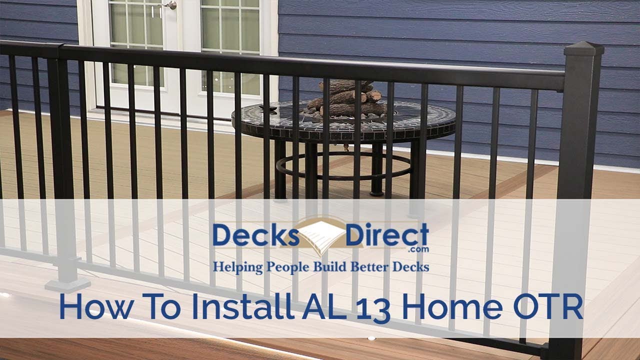 How to Install Fortress AL13 Home Accent Top Rail