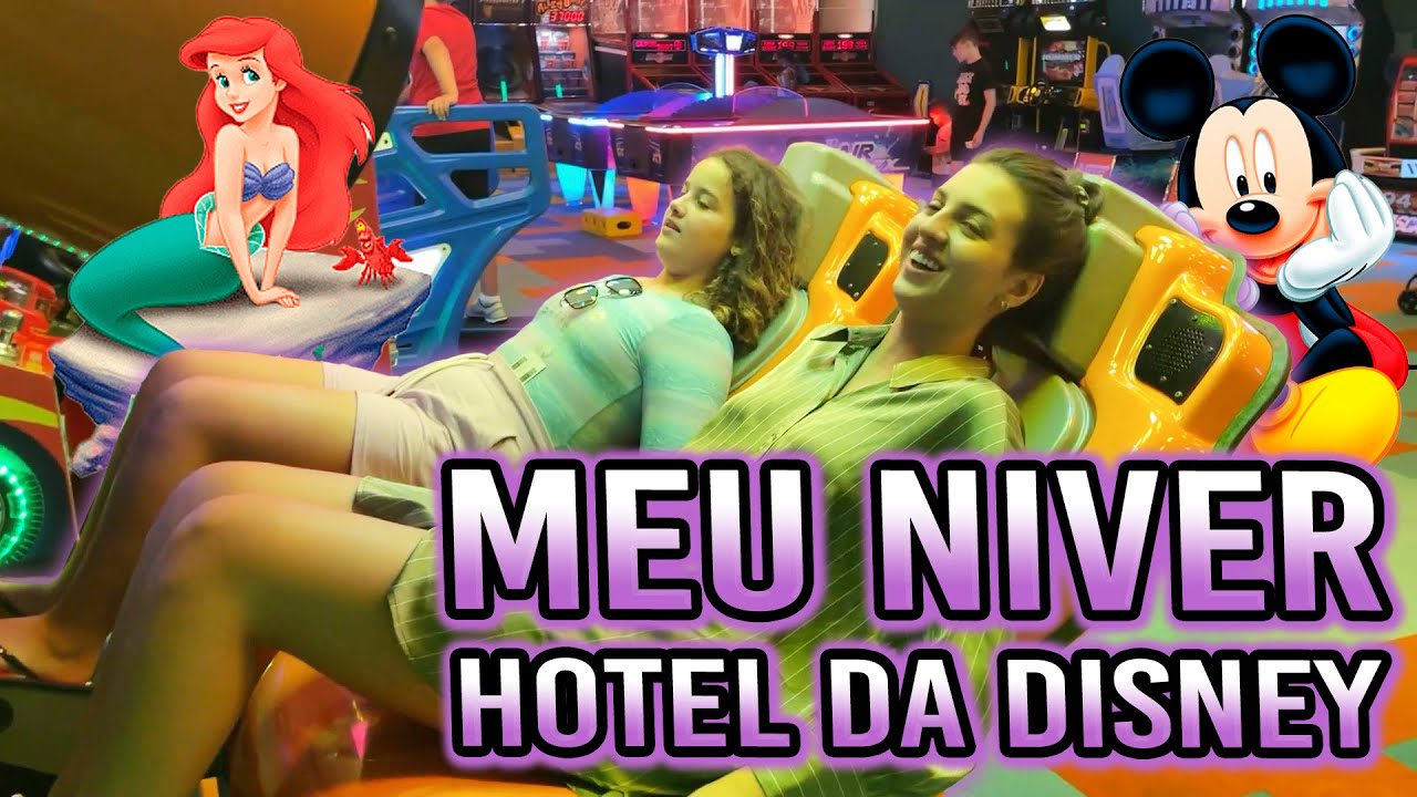 PASSANDO MEU ANIVERSÁRIO NO  HOTEL  DA DISNEY pt 02