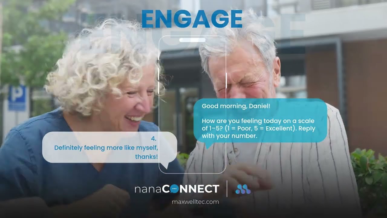 Daily patient check-ins with nanaCONNECT ENGAGE
