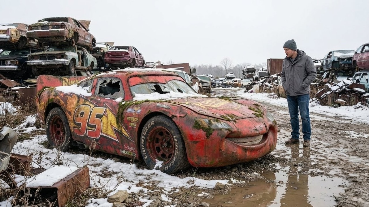 RESTORING a $99 Abandoned McQueen (Lada) to its $1,200,000 Glory! 🏎️⚡