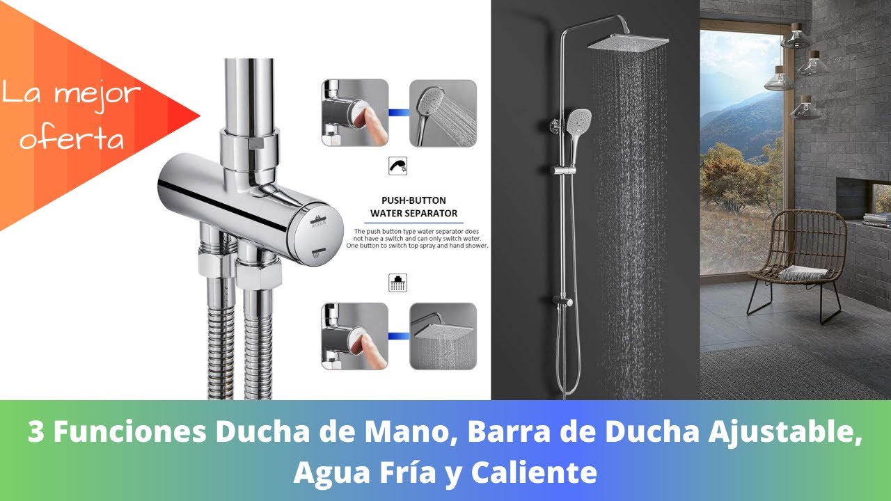 Columna de Ducha sin Grifo BONADE. Vídeo de funcionamiento y fácil montaje