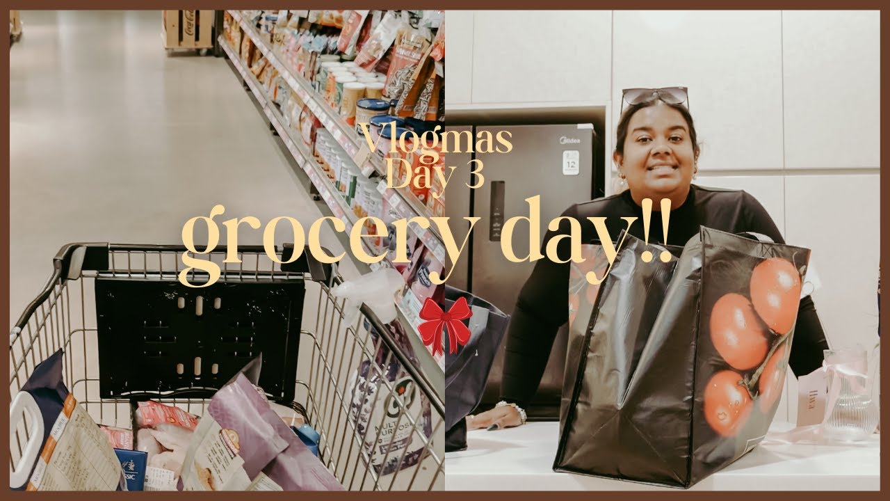Vlogmas Day 3 - Grocery Shopping & a Relaxing Sunday 🎄✨❤️ | Ash Edward