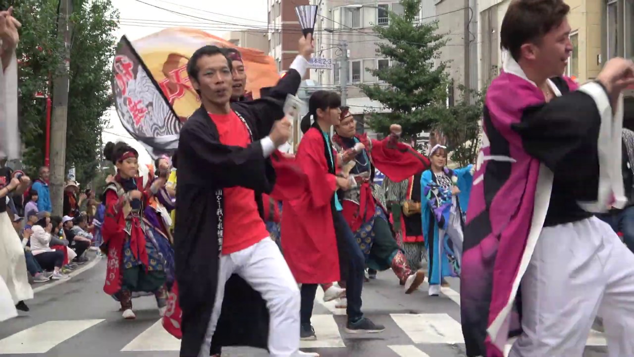 手稲神社秋季例大祭とがる川どじょうまつりのYOSAKOIソーラン2019【4K/Sapporo】