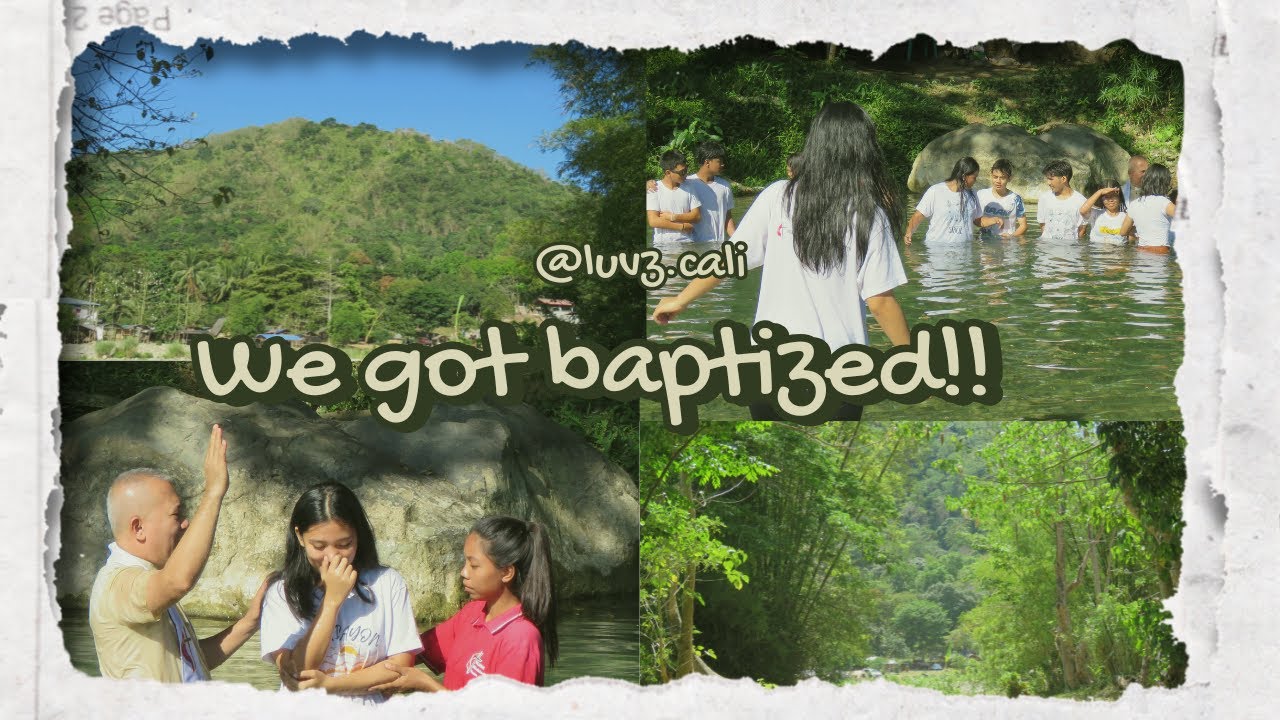 we got baptized!!💧🌼 water baptism + fellowship with mission church