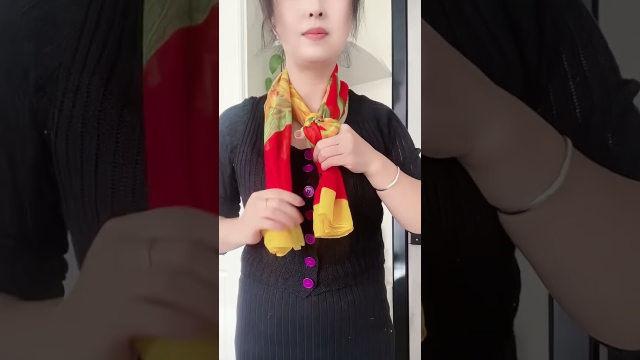 Easy Silk Scarf Tie Methods | How to tie a scarf 