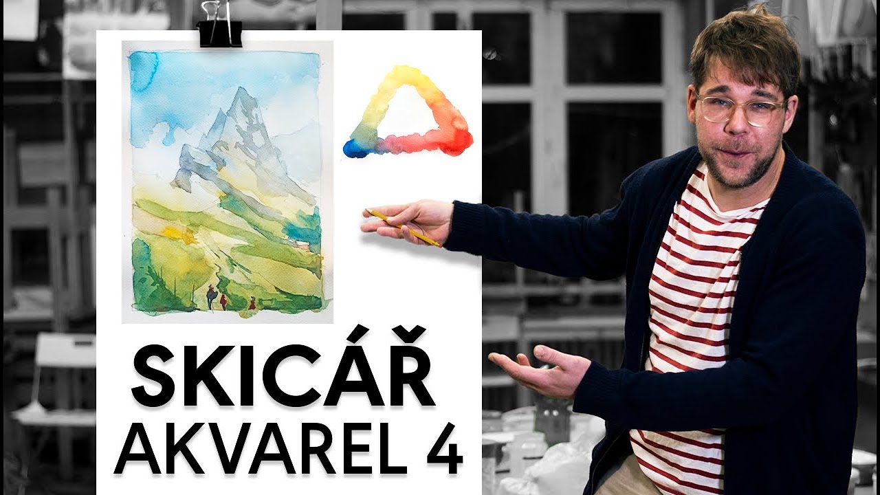 SKICÁŘ: AKVAREL 4 - Jak namalovat akvarelem....cokoliv: malování barvami