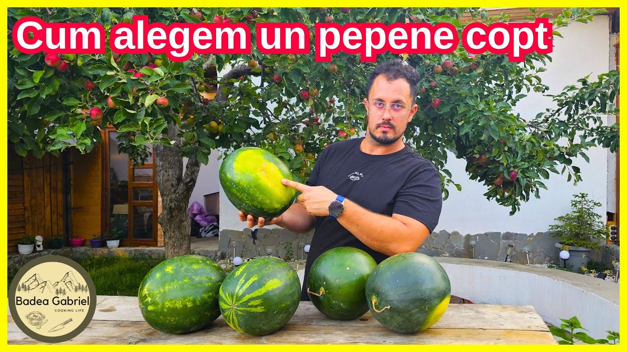 🍉CUM SA ALEGI UN PEPENE COPT 🍉- 6 METODE VERIFICATE PENTRU UN PEPENE GUSTOS