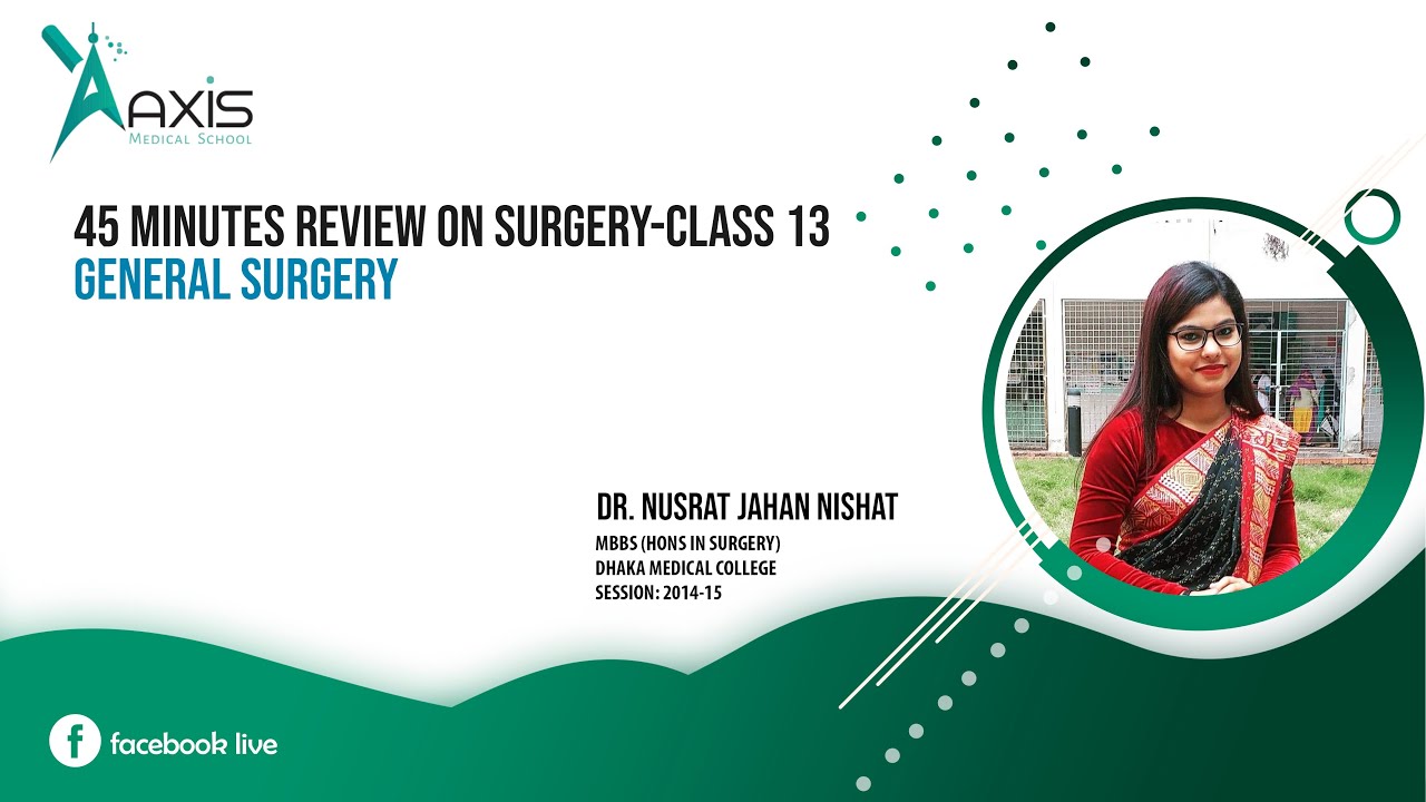 Surgery Review | Class 13 |  General Surgery (Part-1)