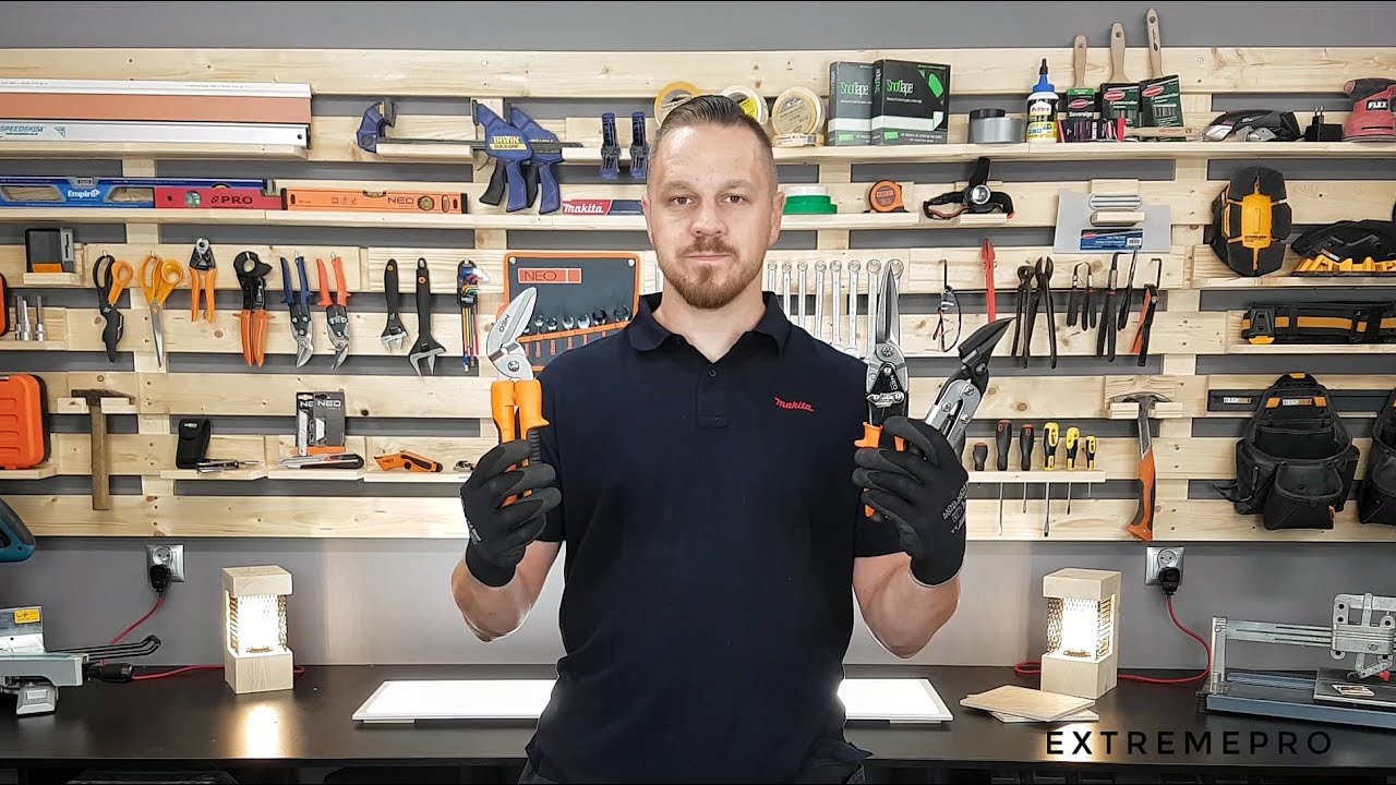NEO TOOLS - nożyce do blachy, tworzyw i wykładzin.