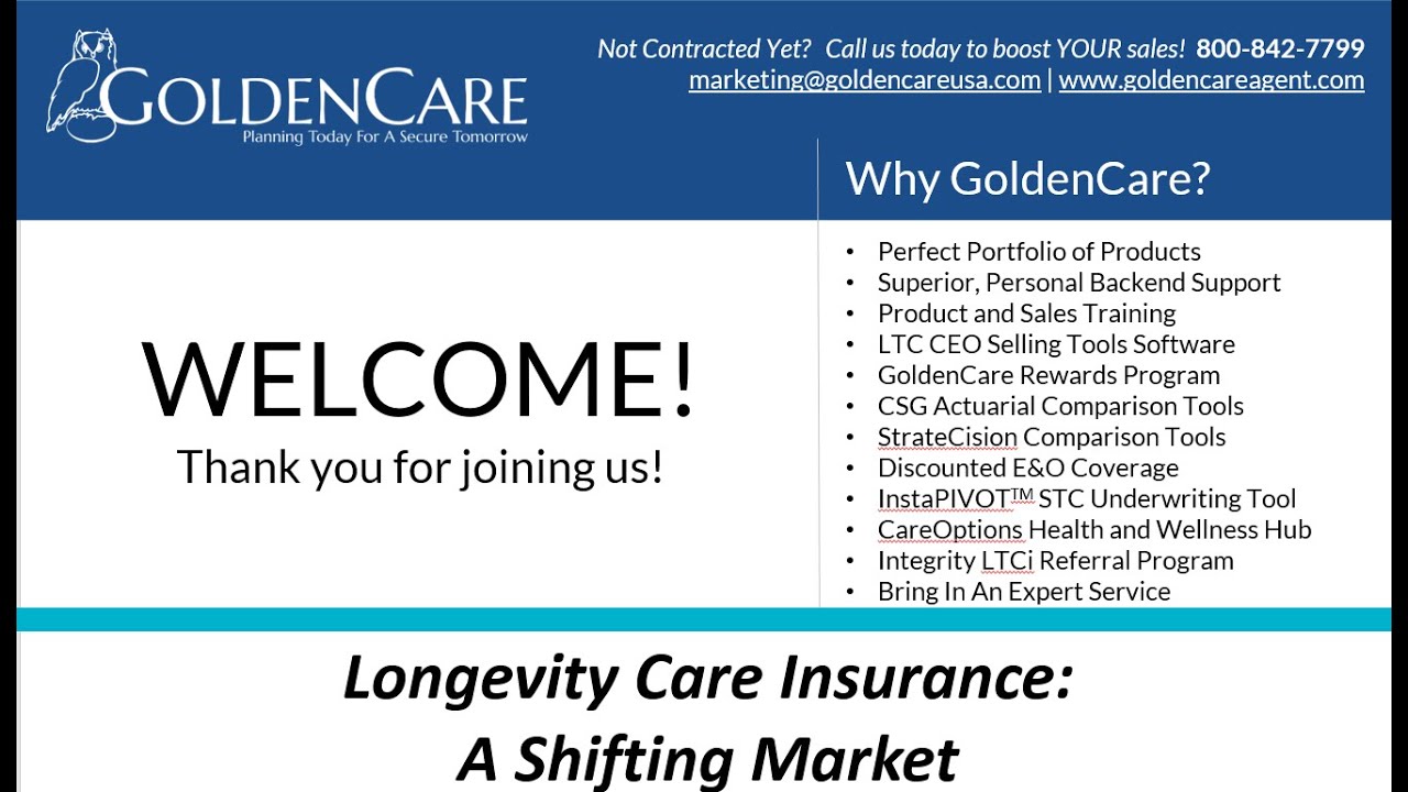 Longevity Care Insurance   A Shifting Market