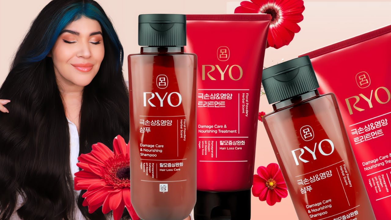 🇰🇷 Nova RYO DAMAGE CARE & NOURISHING tratamento para cabelos danificados
