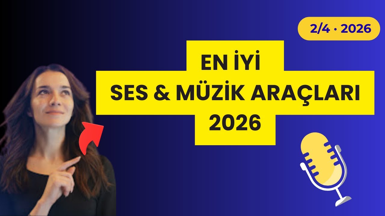 En İyi Ses & Müzik Araçları (2026) | Video İçin Üret, Düzelt, Ekle