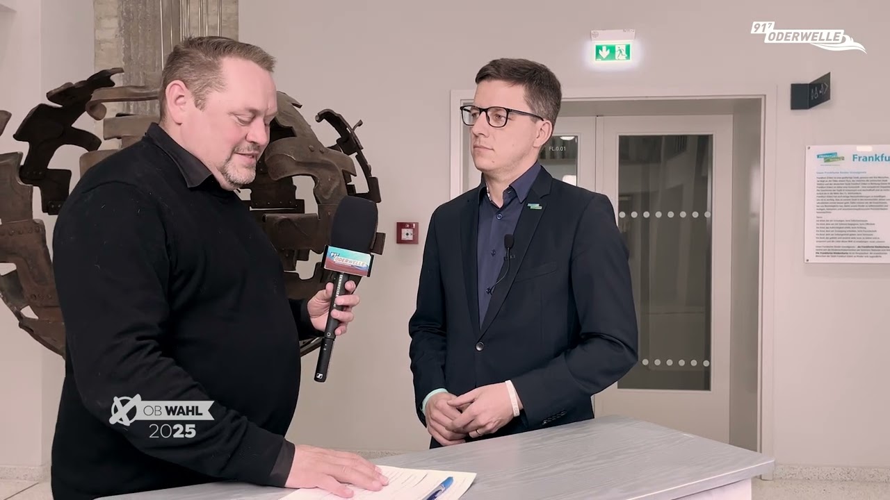Frankfurts Bürgermeister Junghanns ruft zur Teilnahme an der Stichwahl auf: „Jede Stimme zählt!“