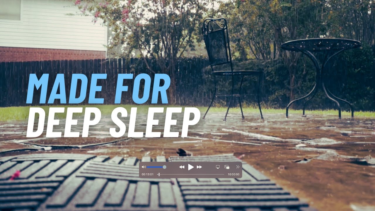 Best Rain Sounds For Sleeping | White Noise For Sleep | Best Noise For Deep Sleep 😴🥱